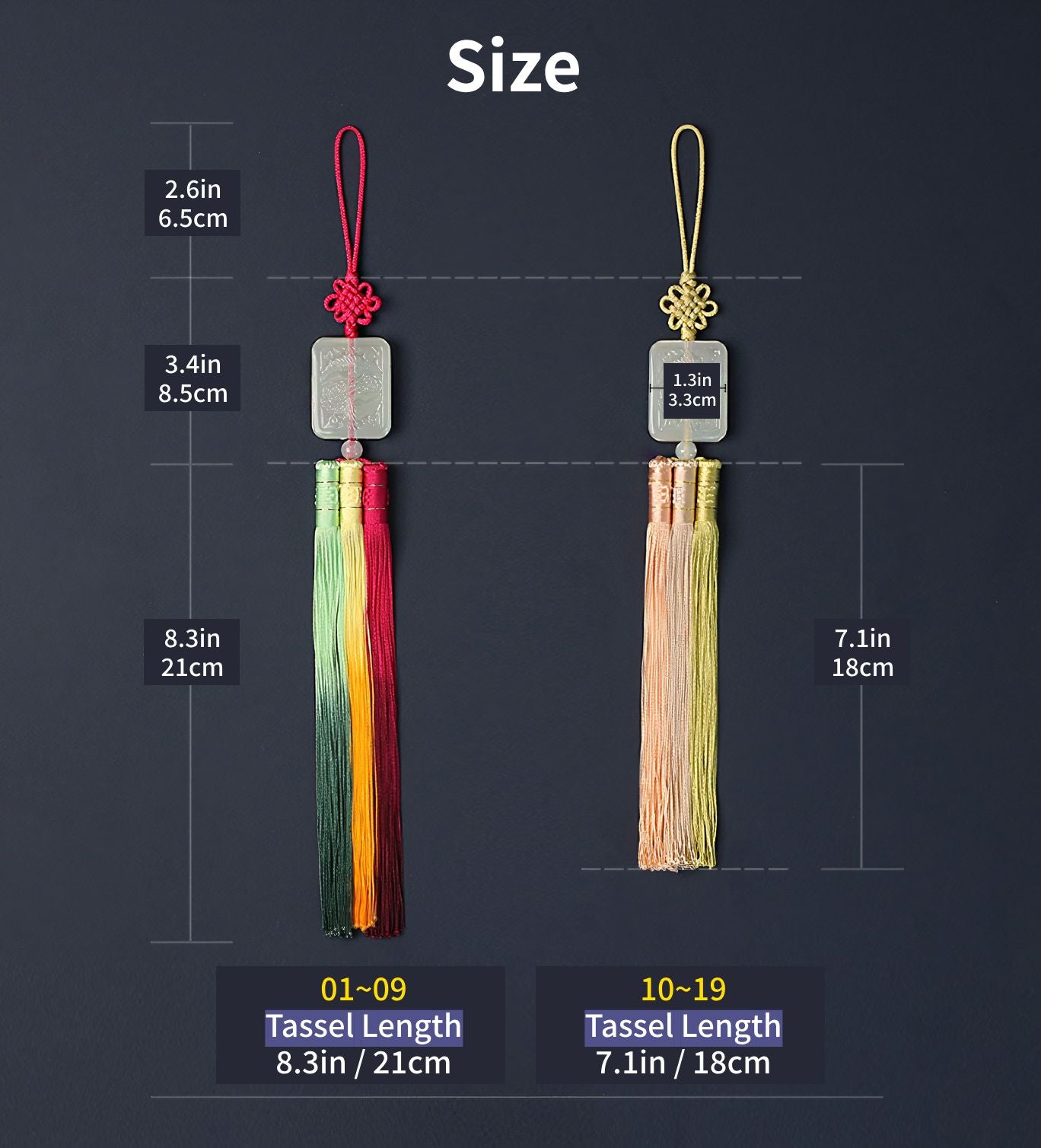 Gift Craft Korean Hanbok Accessory Jade-like Tassel Norigae Charm