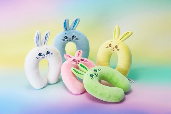 Line Friends NewJeans Kpop Bunny Tokki Air Pillow(Pink)