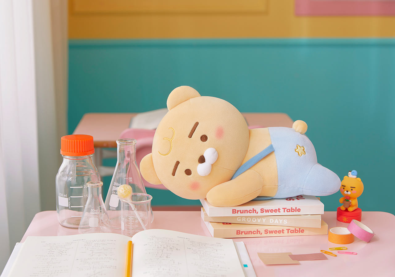 Kakao Friends Ryan in Overall Soft Toy Baby Pillow