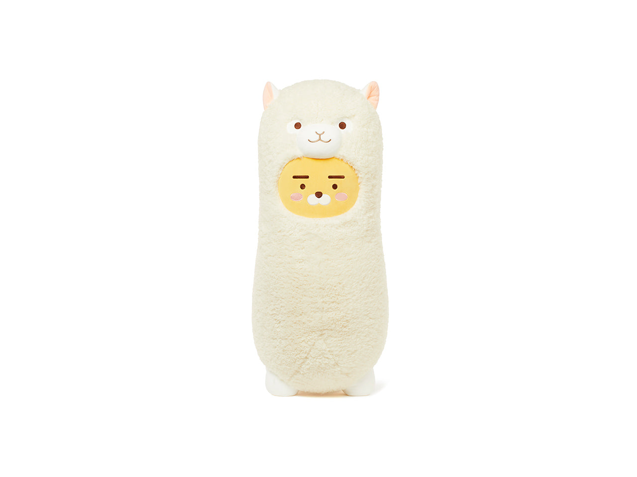 kakao friends ryan in alpaca costume body pillow front