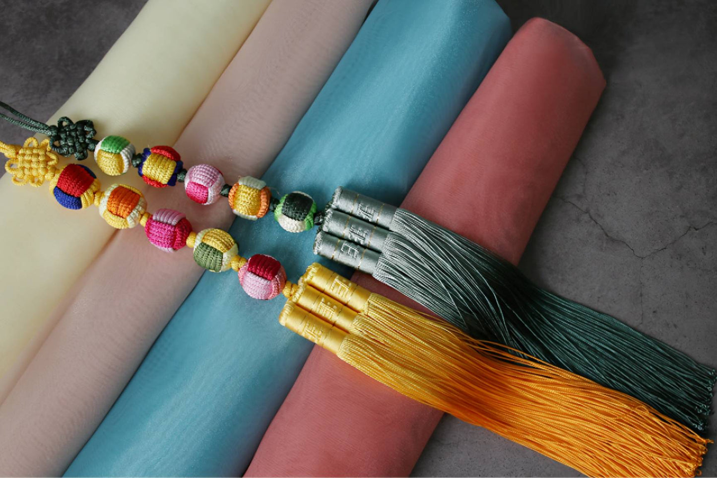 Gift Craft Korean Hanbok Accessory Jewel Tassel Long Norigae Charm