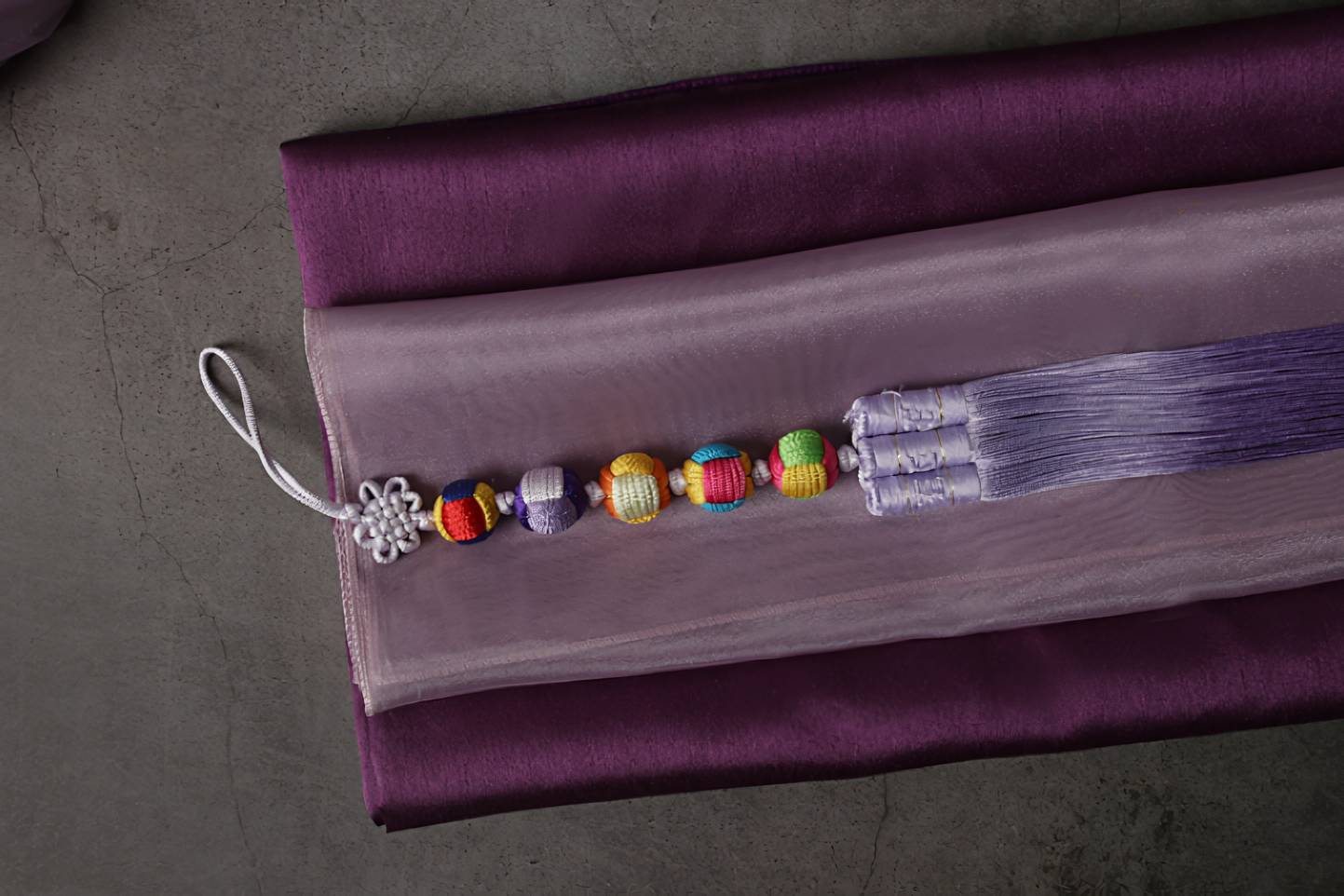 Gift Craft Korean Hanbok Accessory Jewel Tassel Long Norigae Charm
