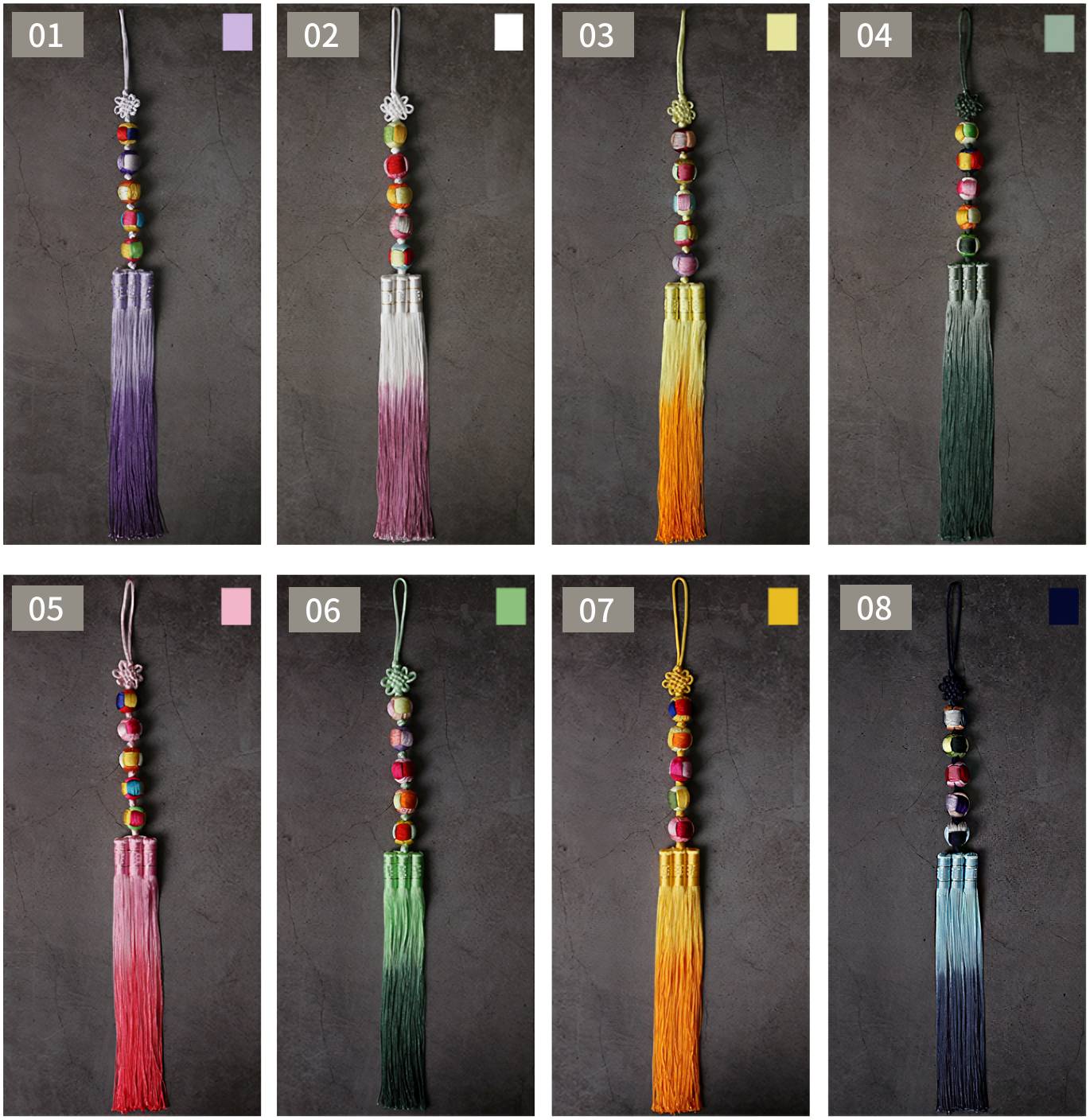 Gift Craft Korean Hanbok Accessory Jewel Tassel Long Norigae Charm