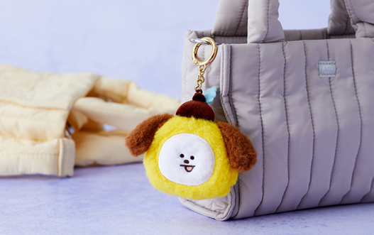 Line Friends BT21 Chimmy Face 'HOPE IN LOVE' Plush Toy Charm