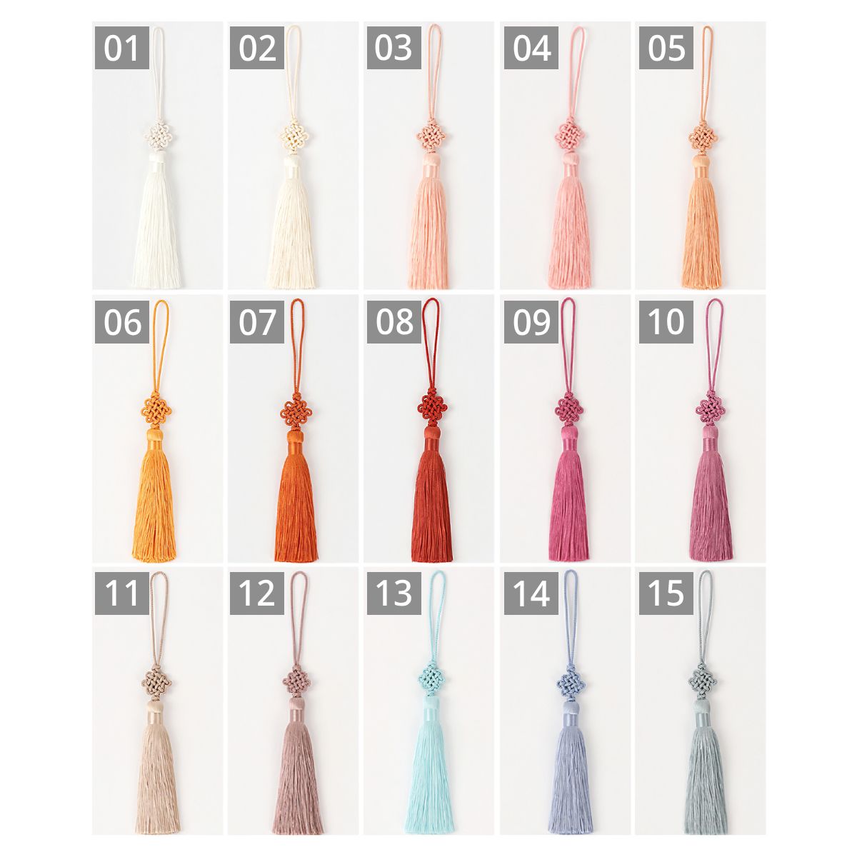 Traditional Korean Accessory Tassel Norigae Craft Silk Pendant Charm Gift Wrapping