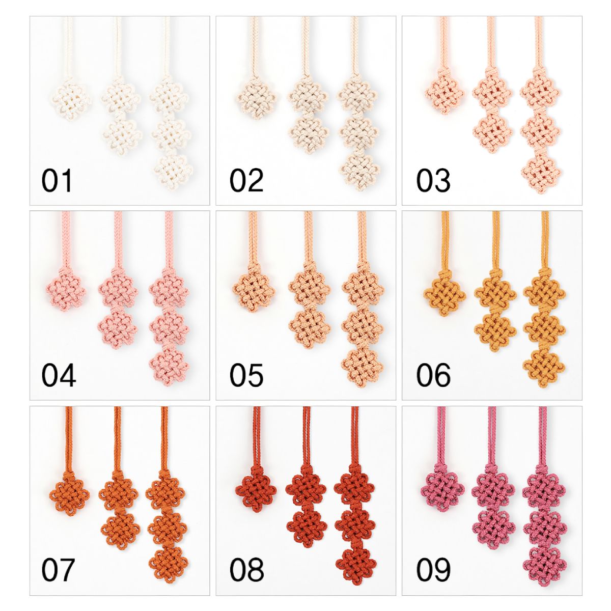 Flower Knot Norigae Traditional Korean Accessory Knot Craft Ornament