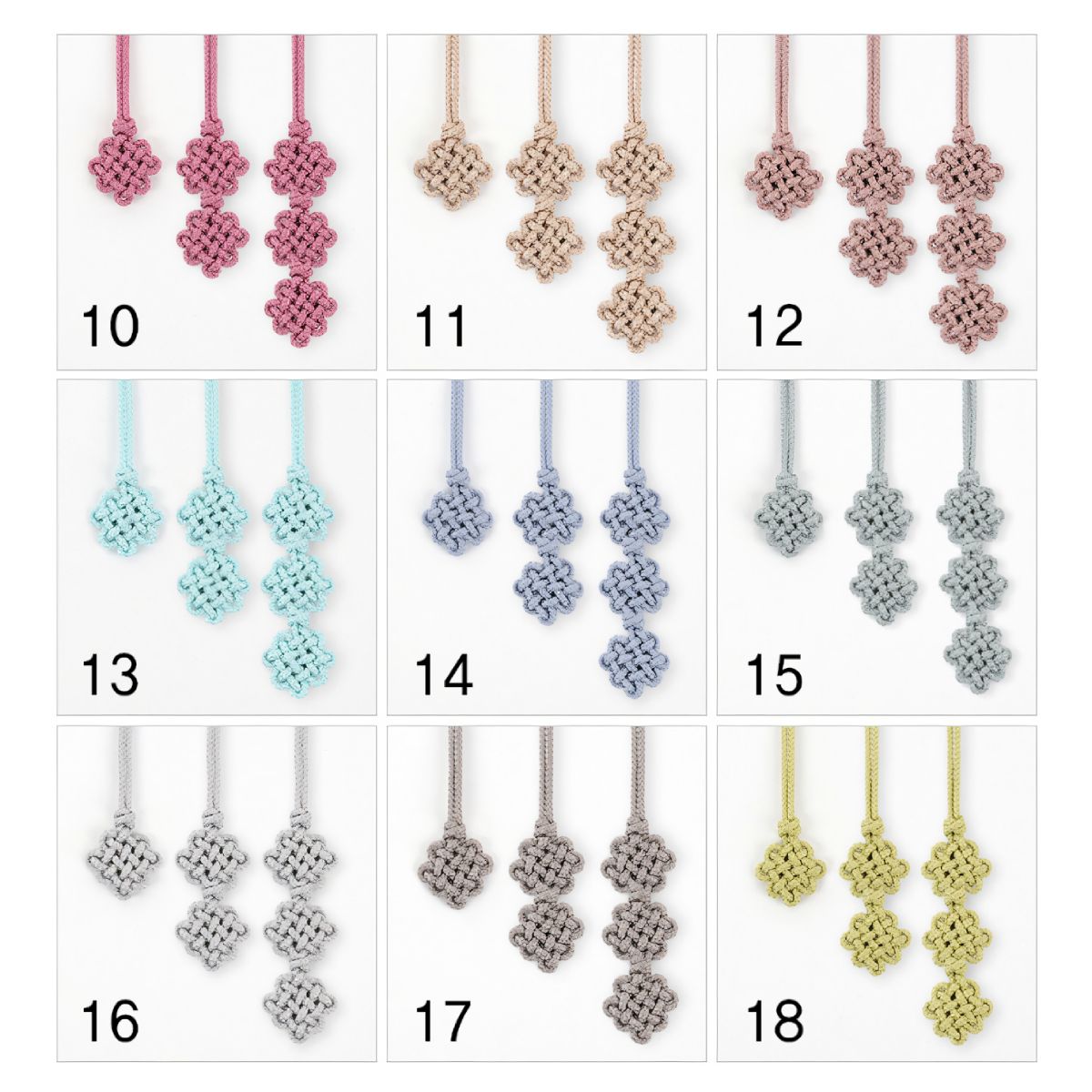 Flower Knot Norigae Traditional Korean Accessory Knot Craft Ornament