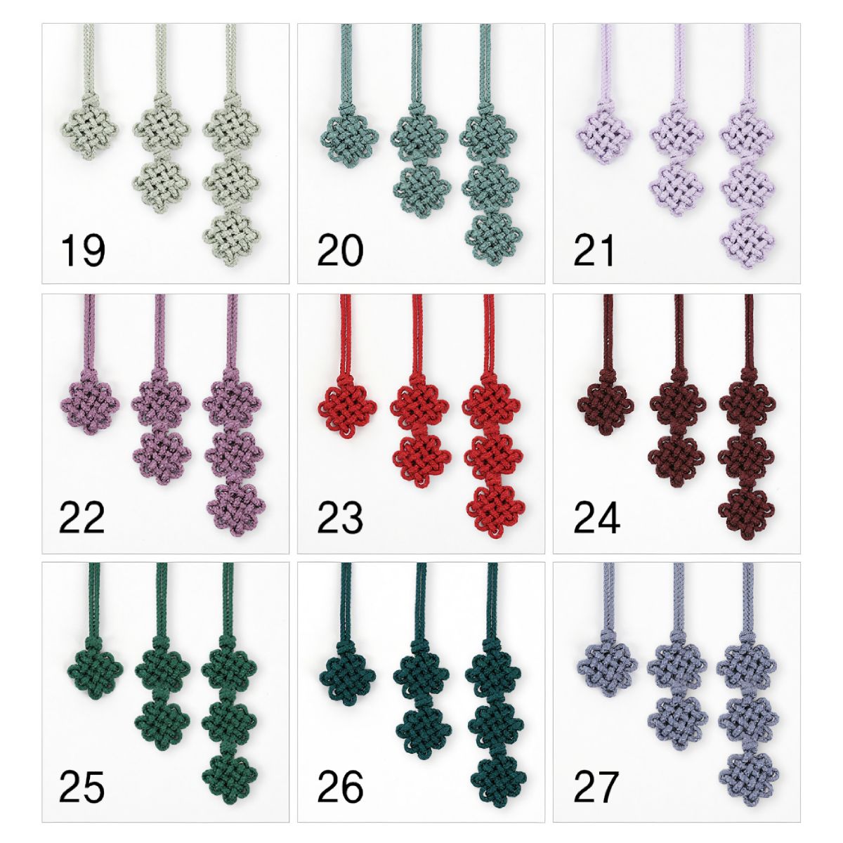 Flower Knot Norigae Traditional Korean Accessory Knot Craft Ornament