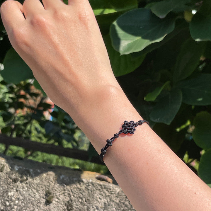 Kpop Demon Hunters Korean Traditional Flower Knot Bracelet Friendship Luck String Bracelet