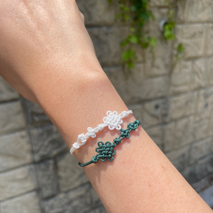 Kpop Demon Hunters Korean Traditional Flower Knot Bracelet Friendship Luck String Bracelet