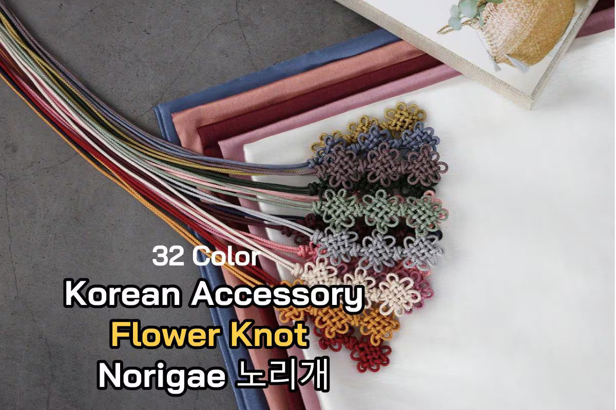 Flower Knot Norigae Traditional Korean Accessory Knot Craft Ornament