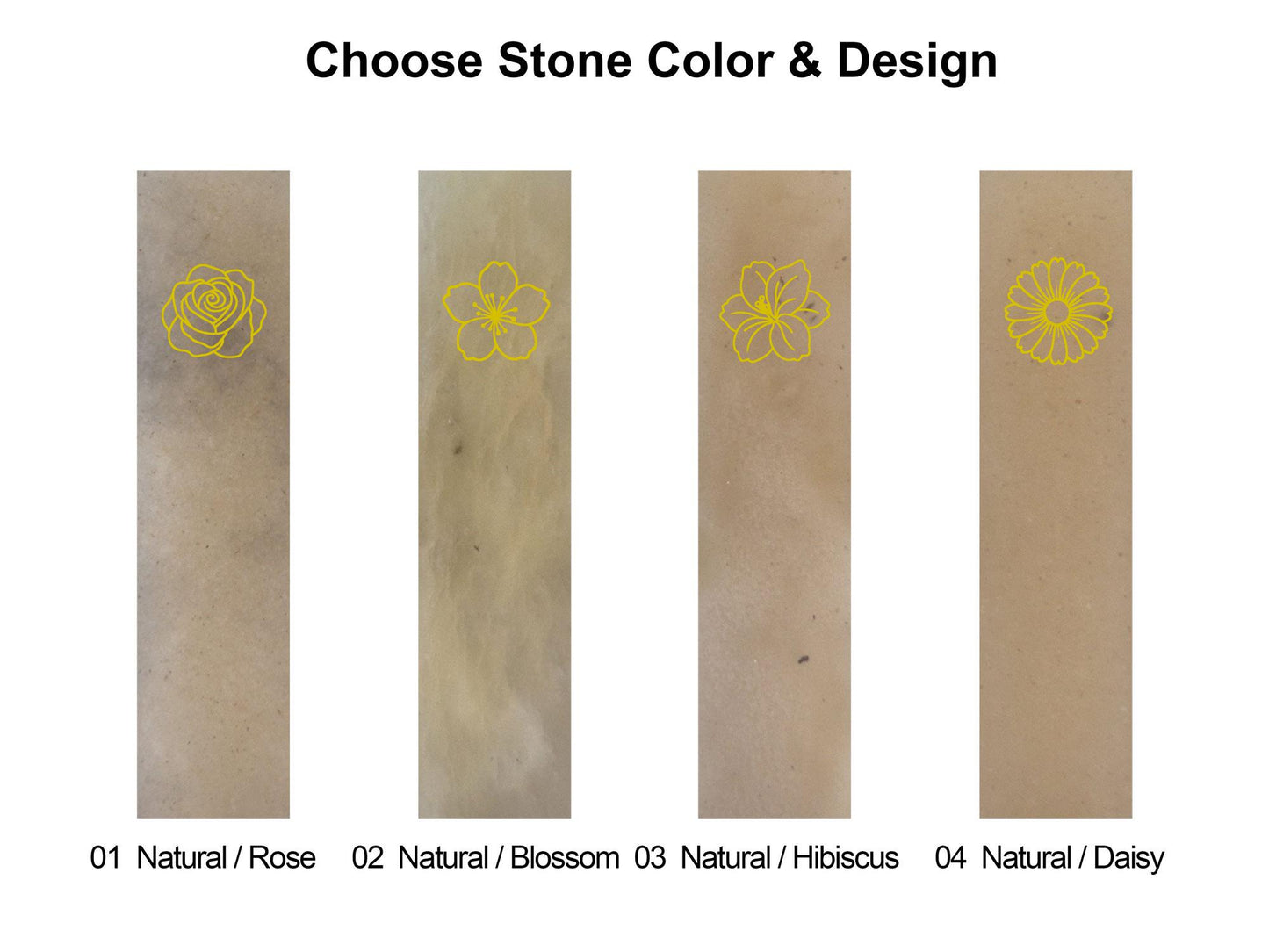 Custom Korean Name Stone Stamp, Flower Seal Dojang with Tassel