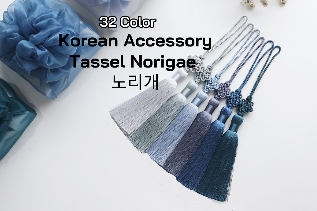 Traditional Korean Accessory Tassel Norigae Craft Silk Pendant Charm Gift Wrapping