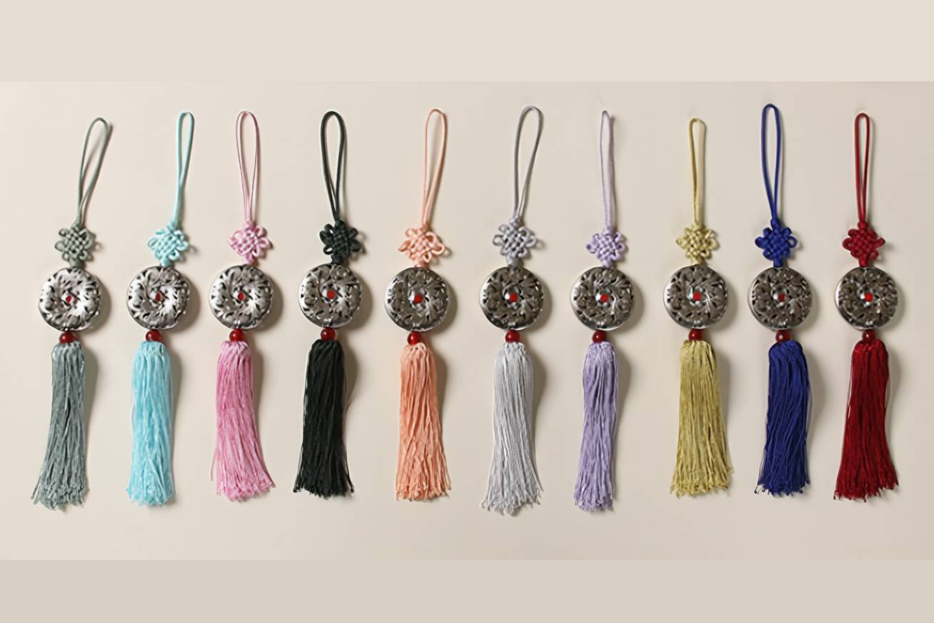 Korean Hanbok Accessory Tassel Norigae Craft Pendant Charm Gift Wrapping