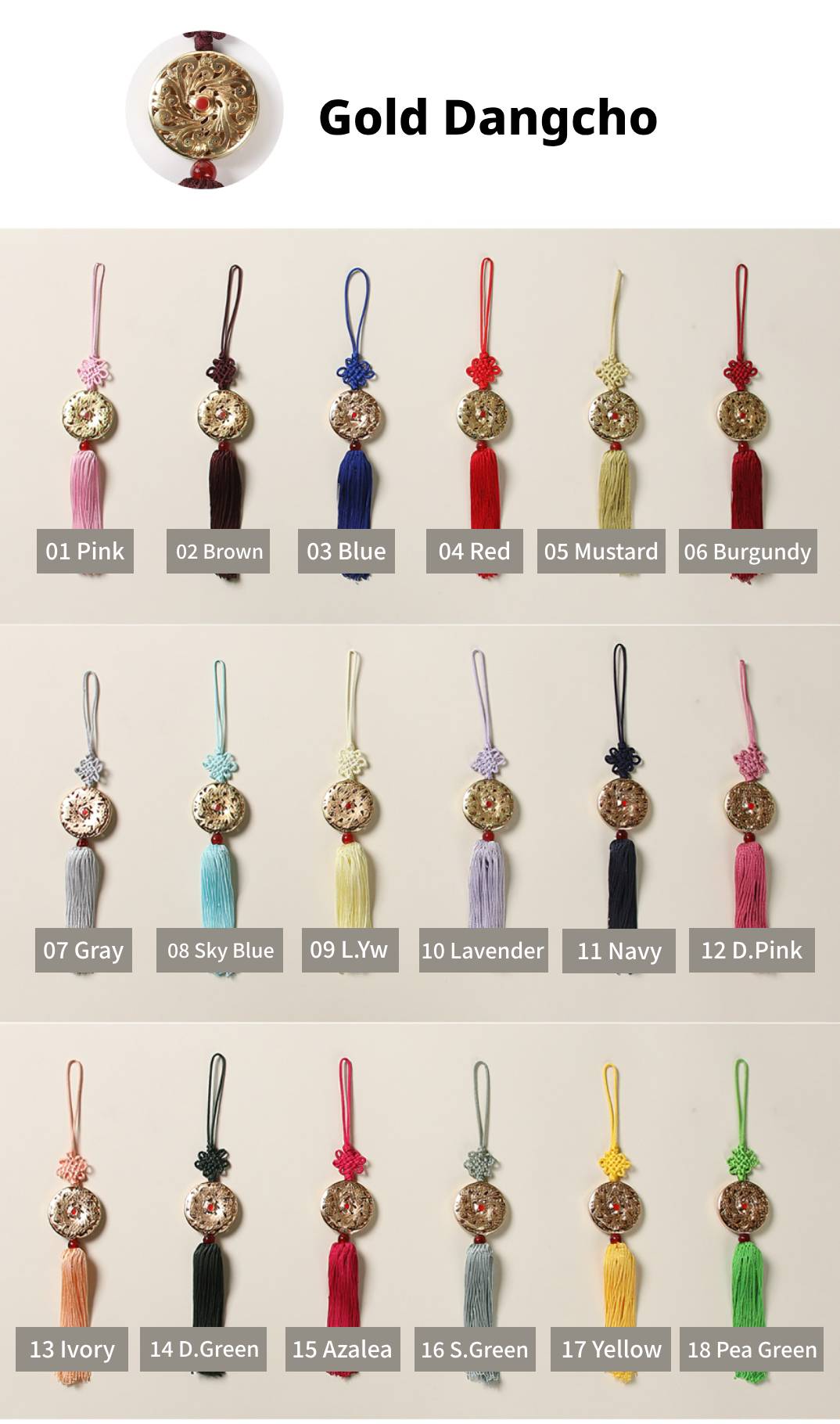 Korean Hanbok Accessory Tassel Norigae Craft Pendant Charm Gift Wrapping
