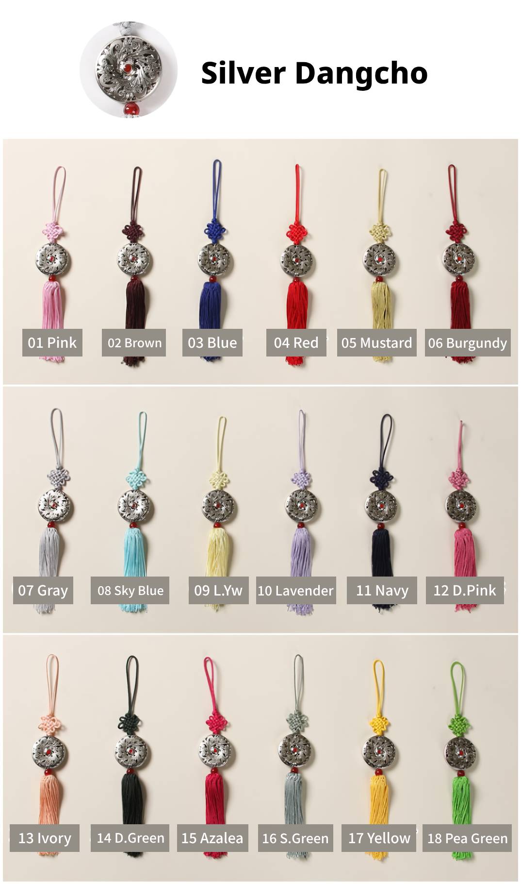 Korean Hanbok Accessory Tassel Norigae Craft Pendant Charm Gift Wrapping