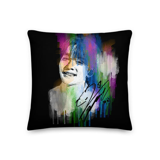 SEVENTEEN Jeonghan, Yoon Jeonghan Waterpaint Portrait Premium Pillow
