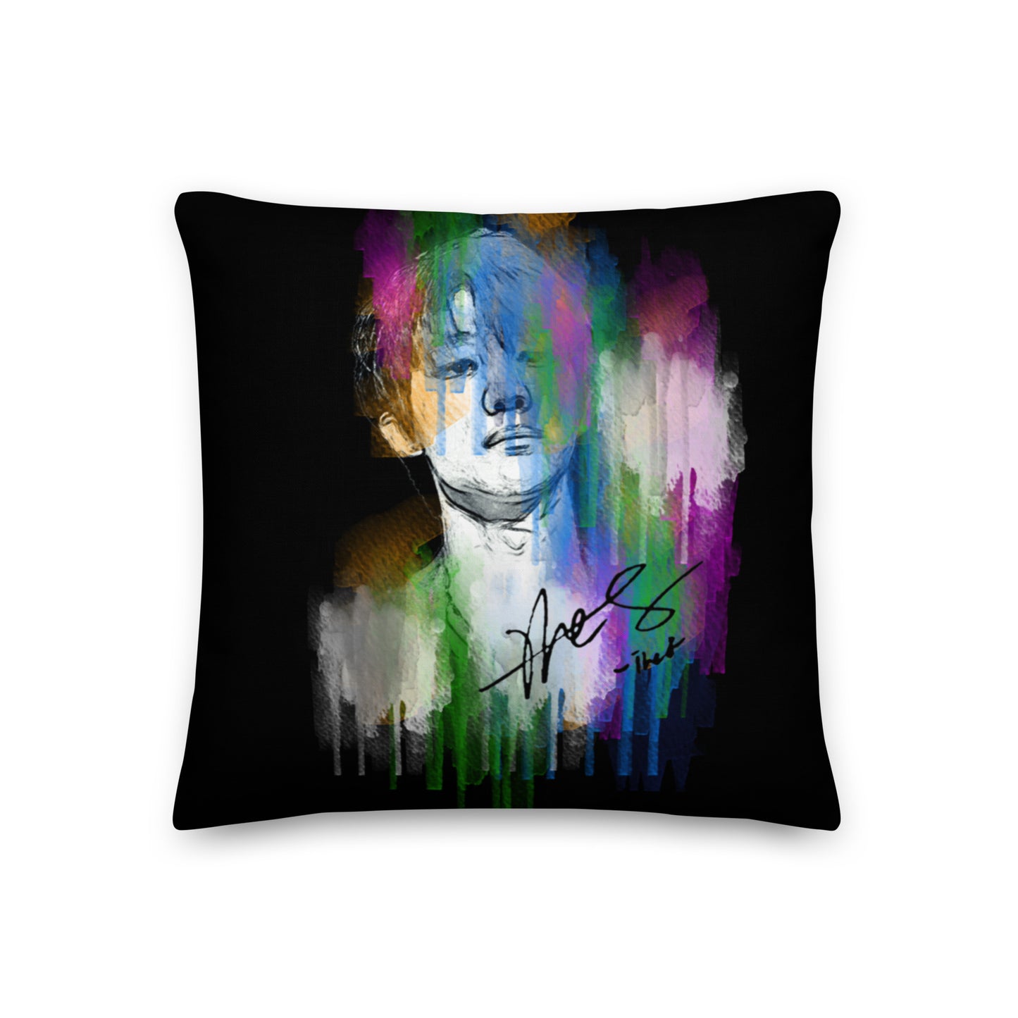 SEVENTEEN The8, Xu Minghao Waterpaint Portrait Premium Pillow