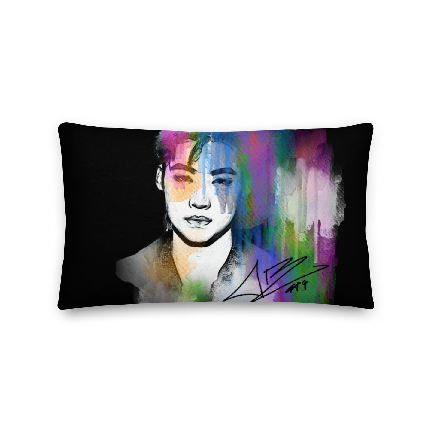 GOT7 JB, Lim Jae-beom Waterpaint Portrait Premium Pillow