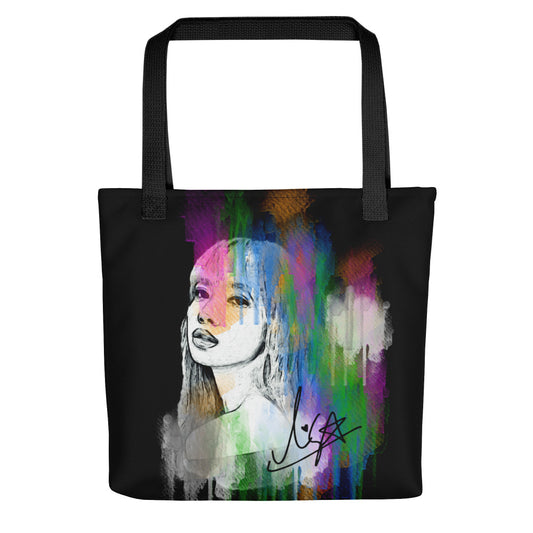 BLACKPINK Lisa, Lalisa Manobal Waterpaint Portrait Tote Bag