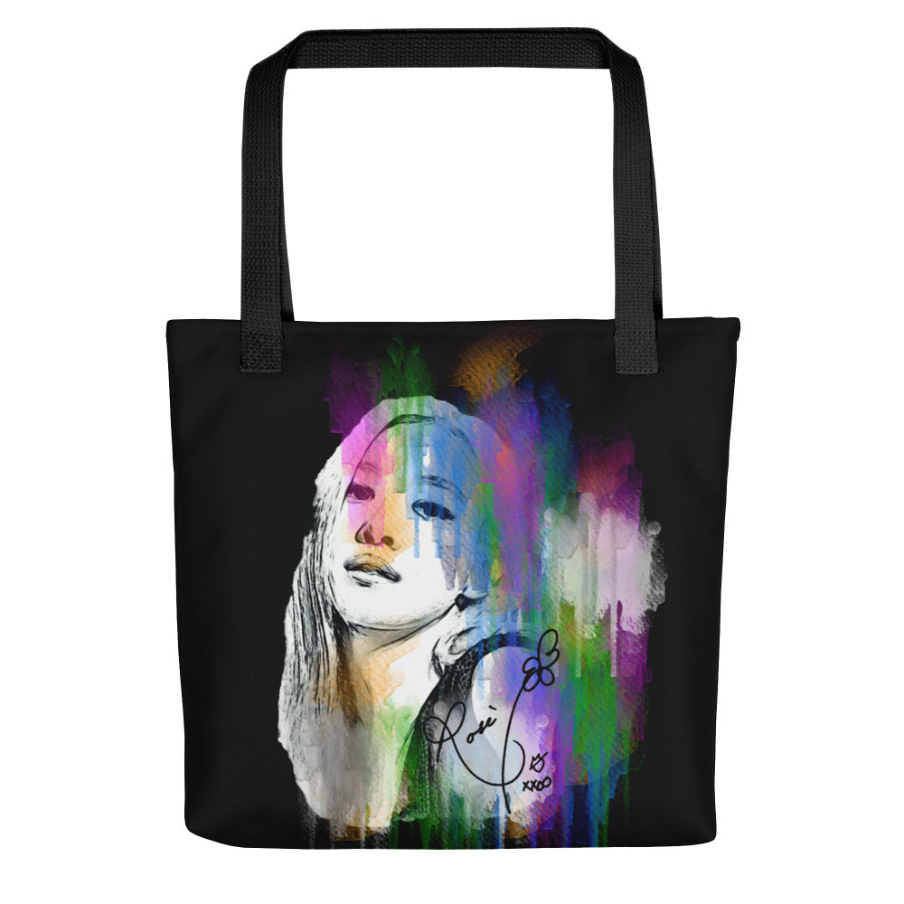 BLACKPINK Rosé, Roseanne Park Waterpaint Portrait Tote Bag