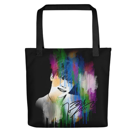 SEVENTEEN Dino, Lee Chan Waterpaint Portrait Tote Bag