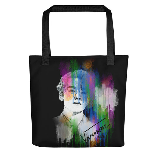 SEVENTEEN Vernon, Hansol Vernon Chwe Waterpaint Portrait Tote Bag