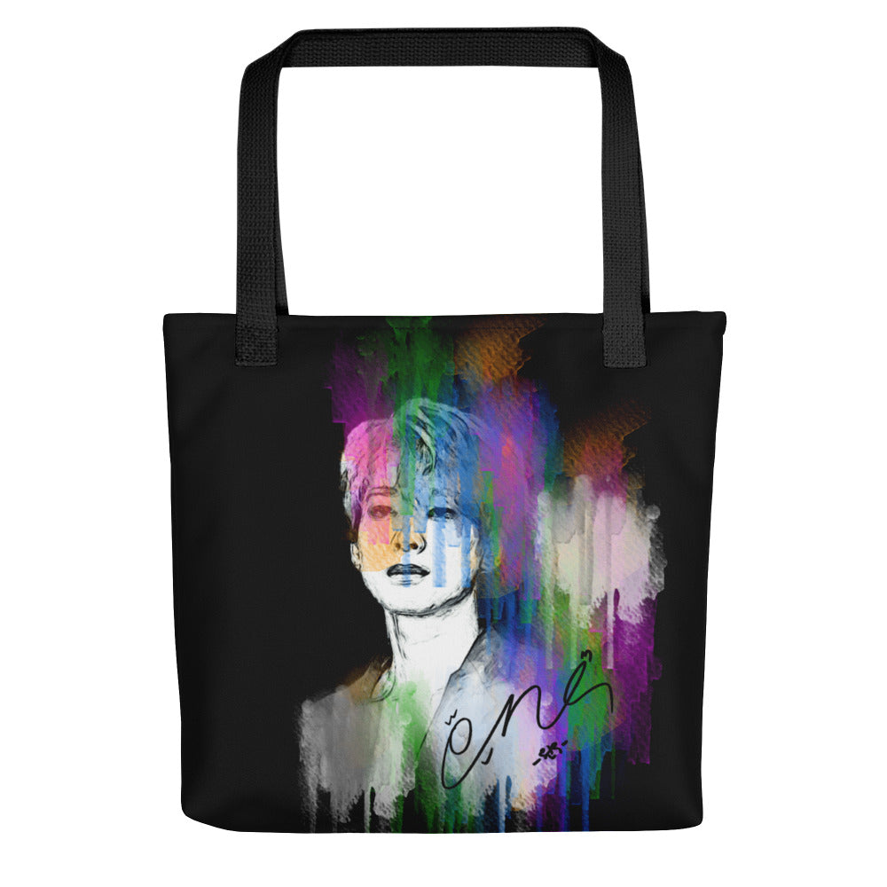 SEVENTEEN Wonwoo, Jeon Won-woo Waterpaint Portrait Tote Bag