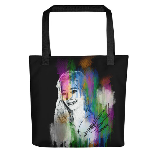 TWICE Dahyun, Kim Da Hyun Waterpaint Portrait Tote Bag