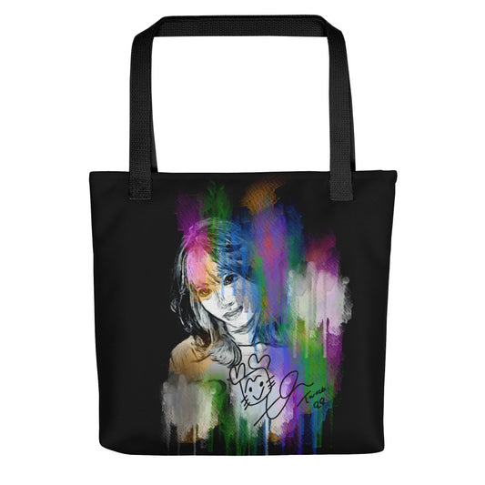 TWICE Momo , Hirai Momo Waterpaint Portrait Tote Bag