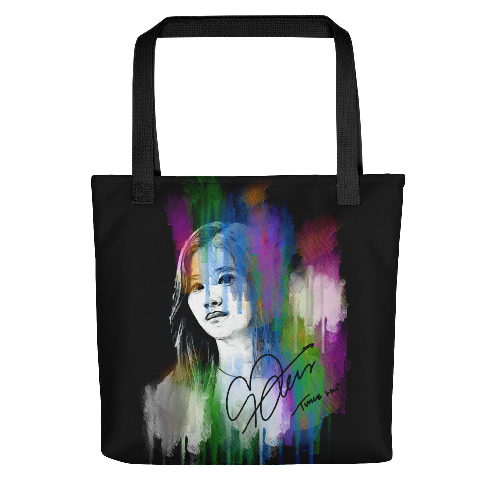 TWICE Sana, Minatozaki Sana Waterpaint Portrait Tote Bag