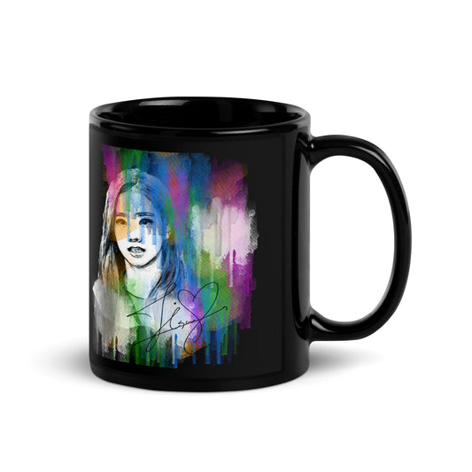 BLACKPINK Jisoo, Kim Jisoo Waterpaint Portrait Ceramic Mug