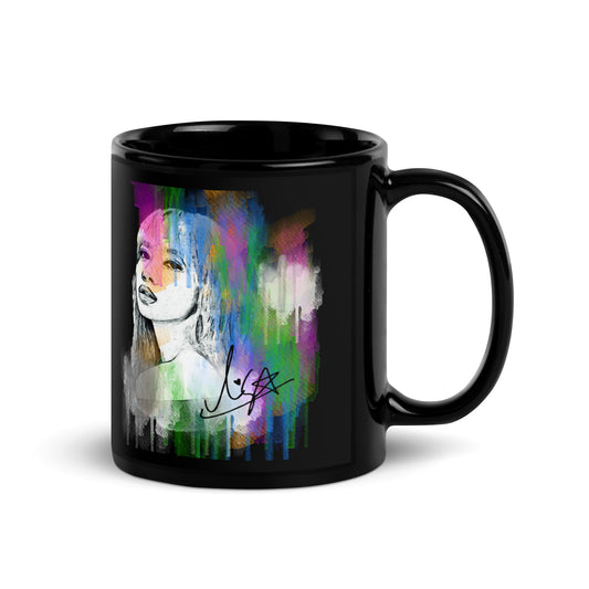 BLACKPINK Lisa, Lalisa Manobal Waterpaint Portrait Ceramic Mug