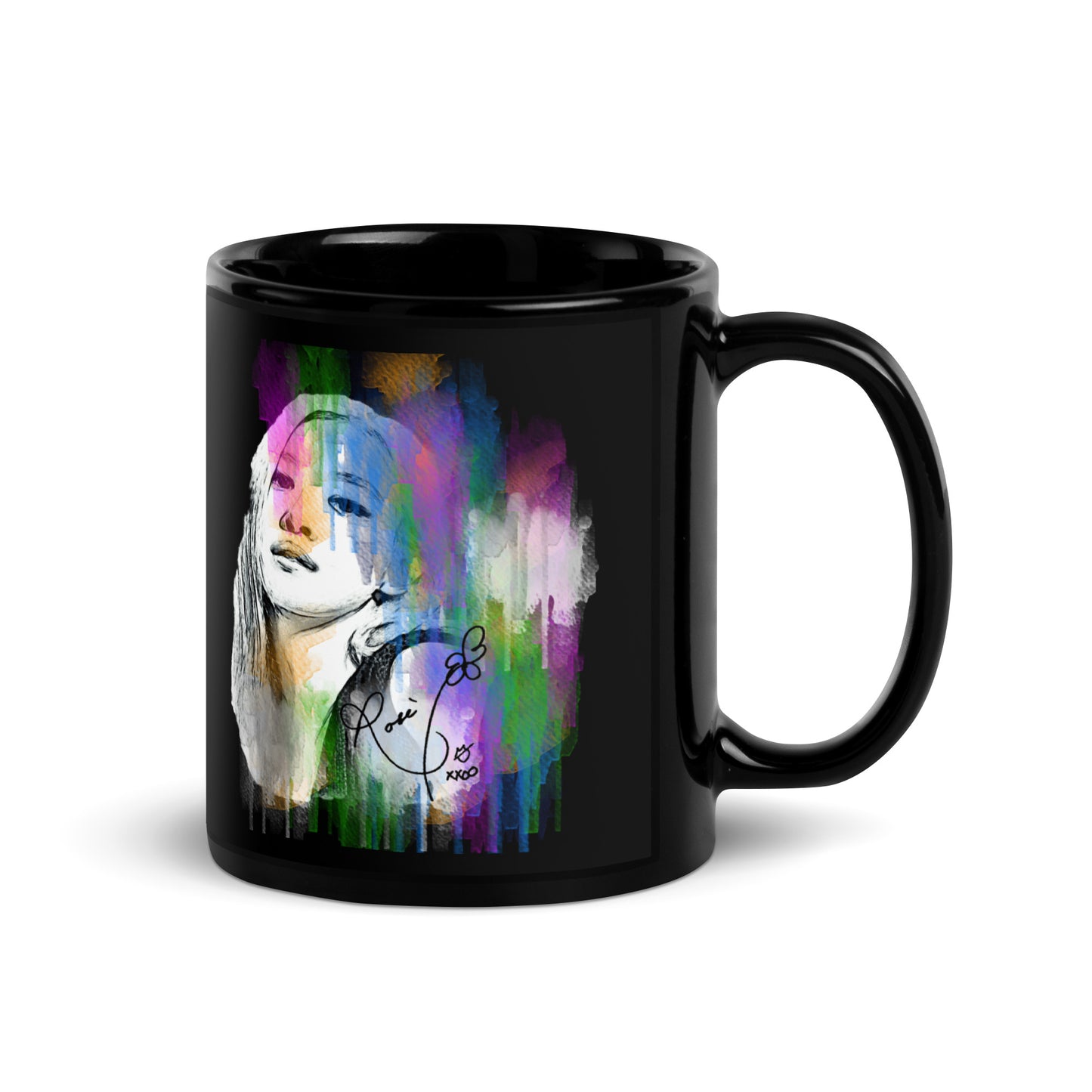 BLACKPINK Rosé, Roseanne Park Waterpaint Portrait Ceramic Mug