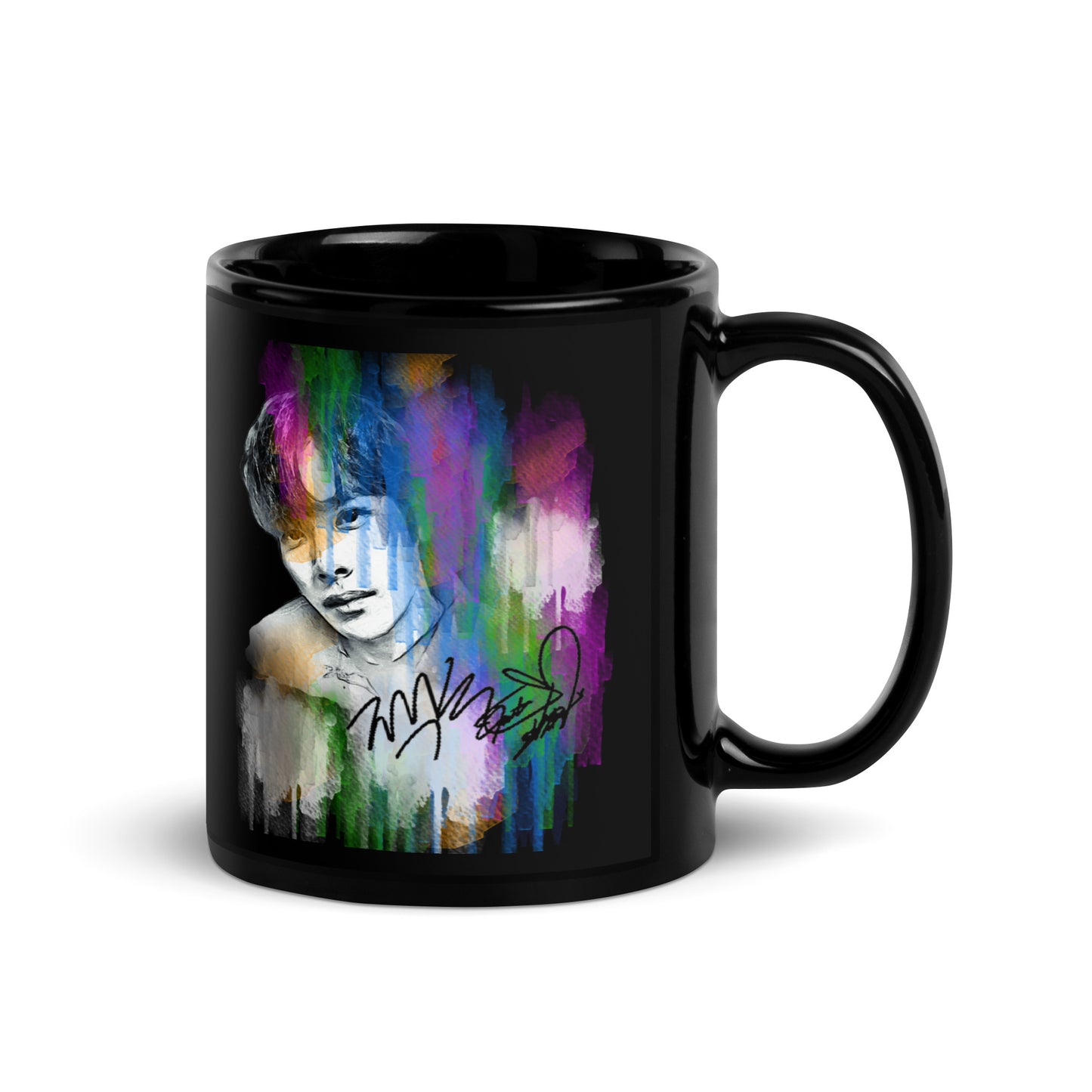 GOT7 Jackson, Jackson Wang Waterpaint Portrait Ceramic Mug