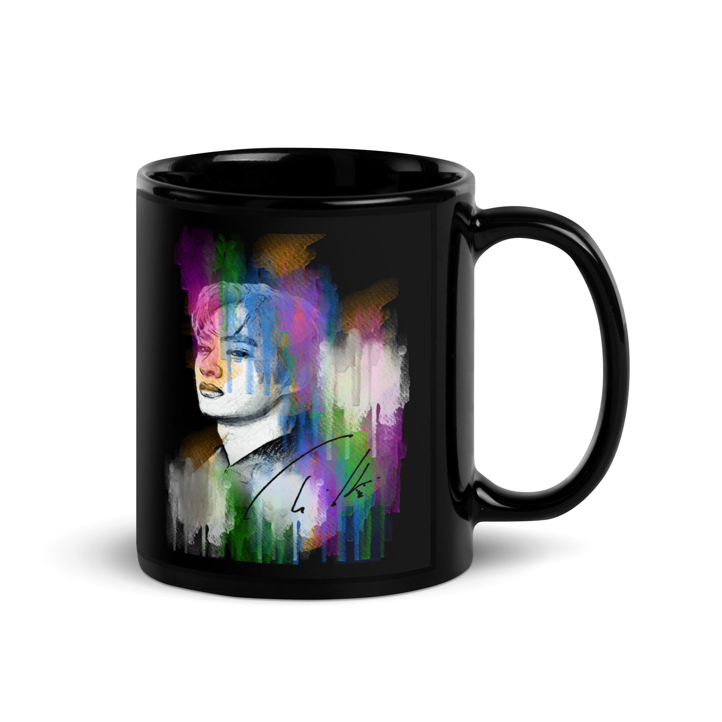 SEVENTEEN Jun, Wen Junhui Waterpaint Portrait Ceramic Mug