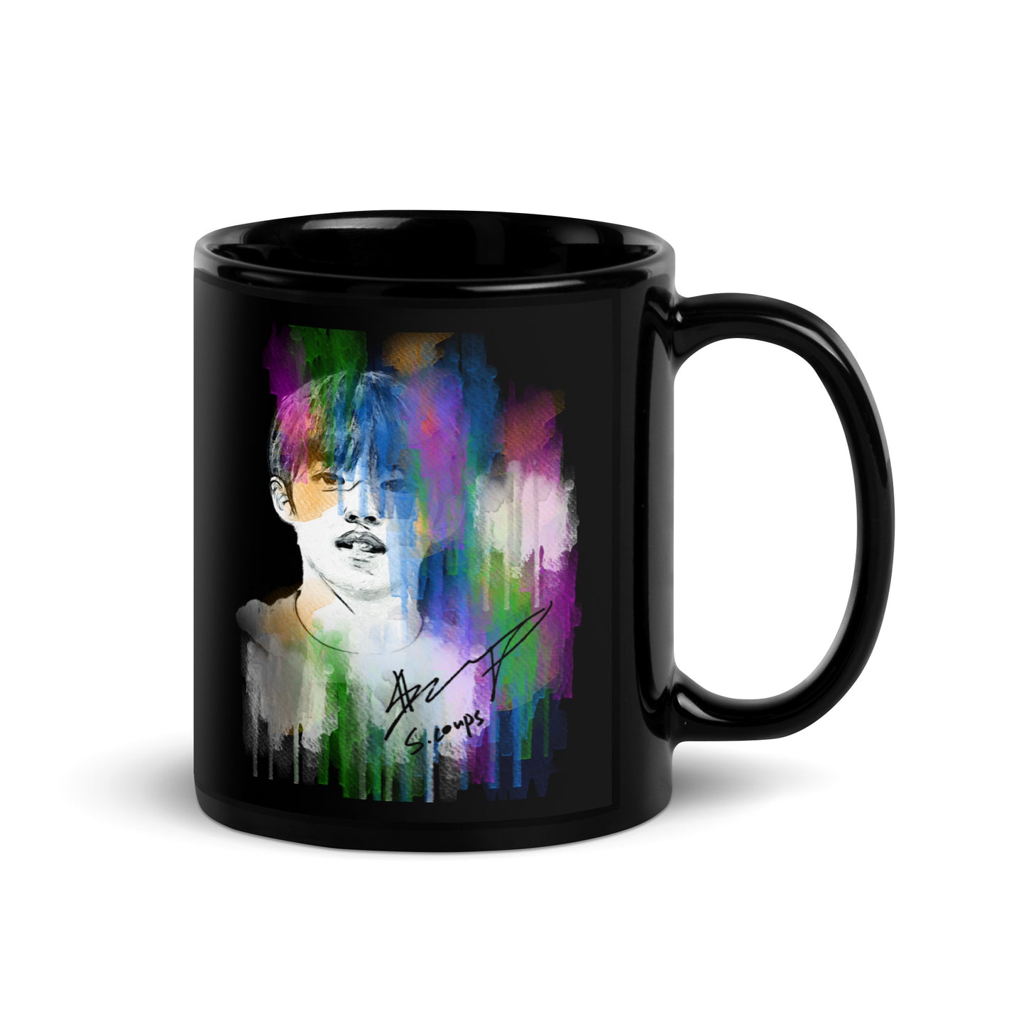 SEVENTEEN S.Coups, Choi Seung Cheol Waterpaint Portrait Ceramic Mug