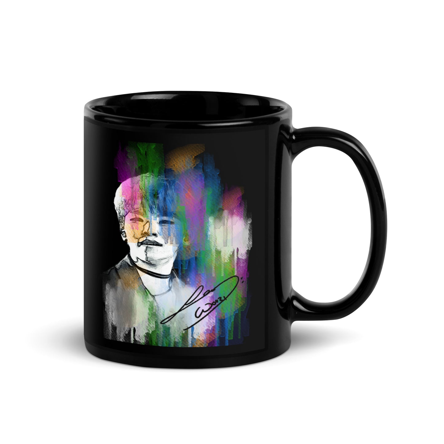 SEVENTEEN Woozi, Lee Ji-hoon Waterpaint Portrait Ceramic Mug