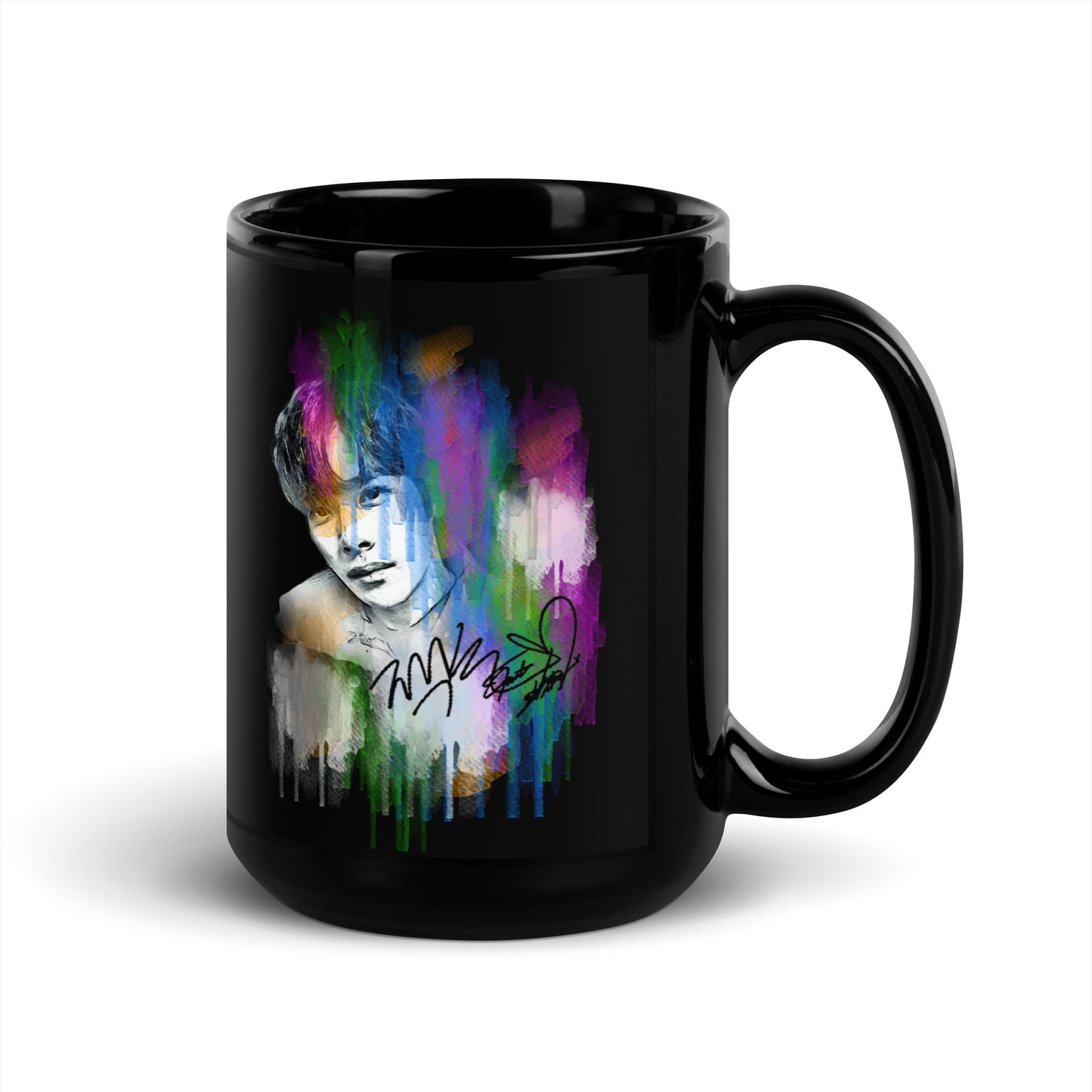 GOT7 Jackson, Jackson Wang Waterpaint Portrait Ceramic Mug