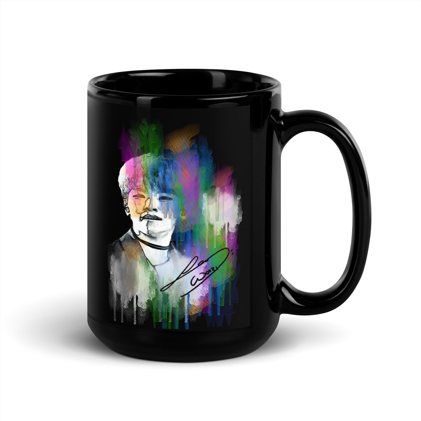 SEVENTEEN Woozi, Lee Ji-hoon Waterpaint Portrait Ceramic Mug