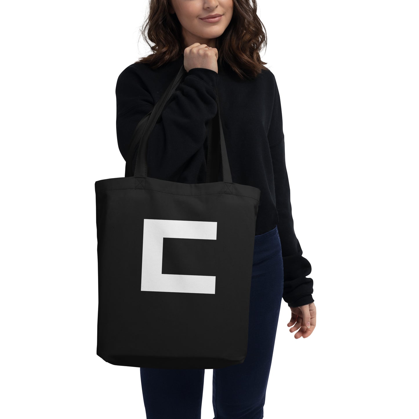 Korean Hangul Digeut (d) sound Geometrical Consonant Eco Tote Bag