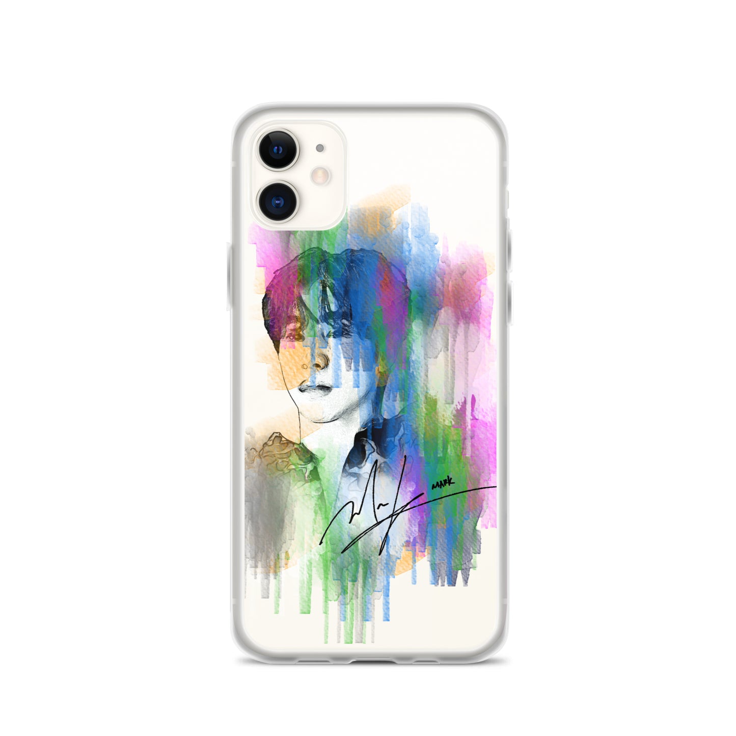 GOT7 Mark, Mark Tuan Waterpaint Portrait iPhone Case