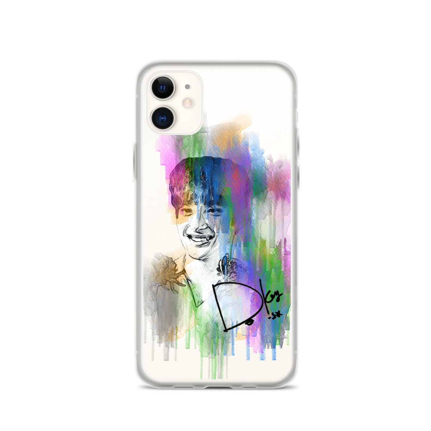 SEVENTEEN DK(Dokyeom), Lee Seok-min Waterpaint Portrait iPhone Case