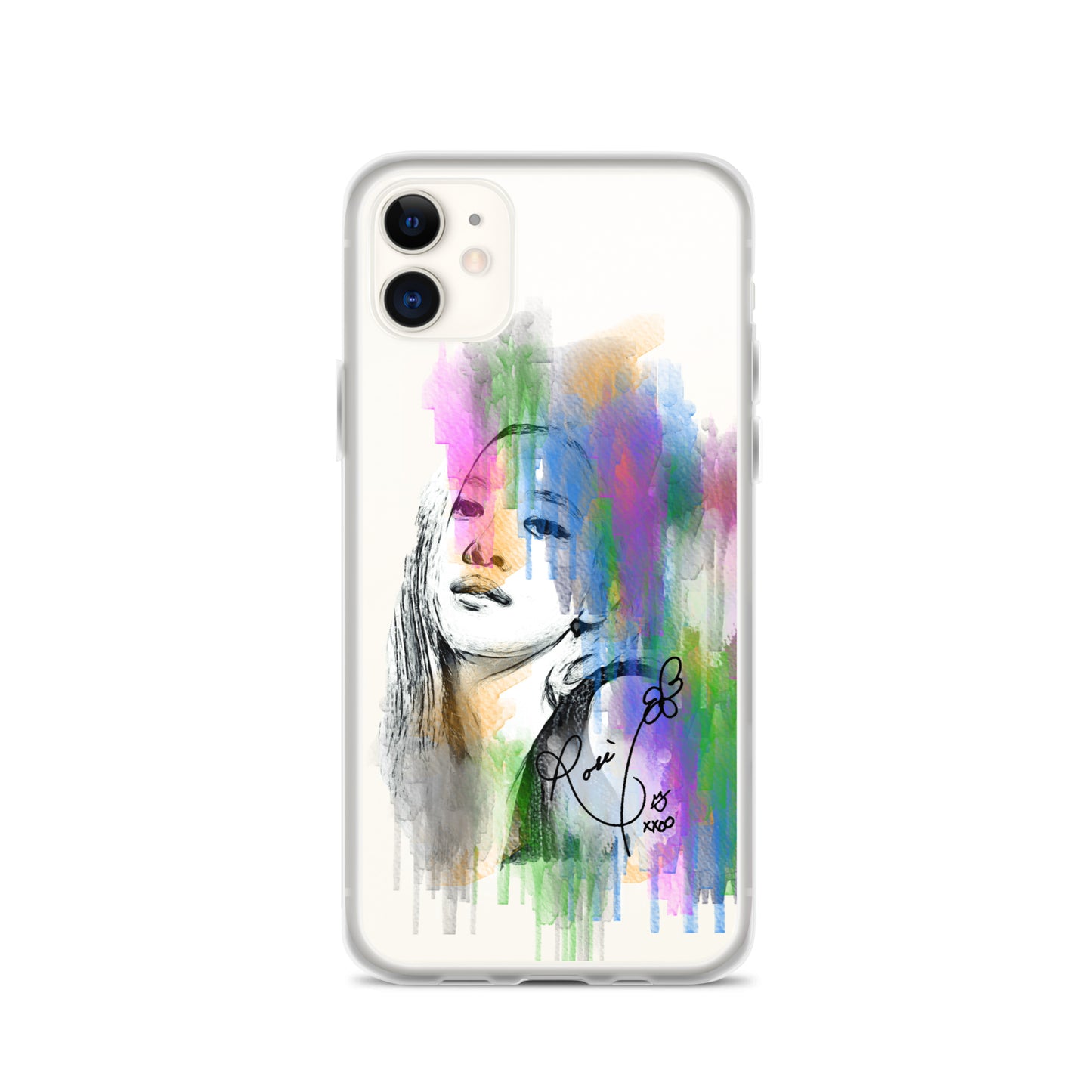 BLACKPINK Rosé, Roseanne Park Waterpaint Portrait iPhone Case - kpophow