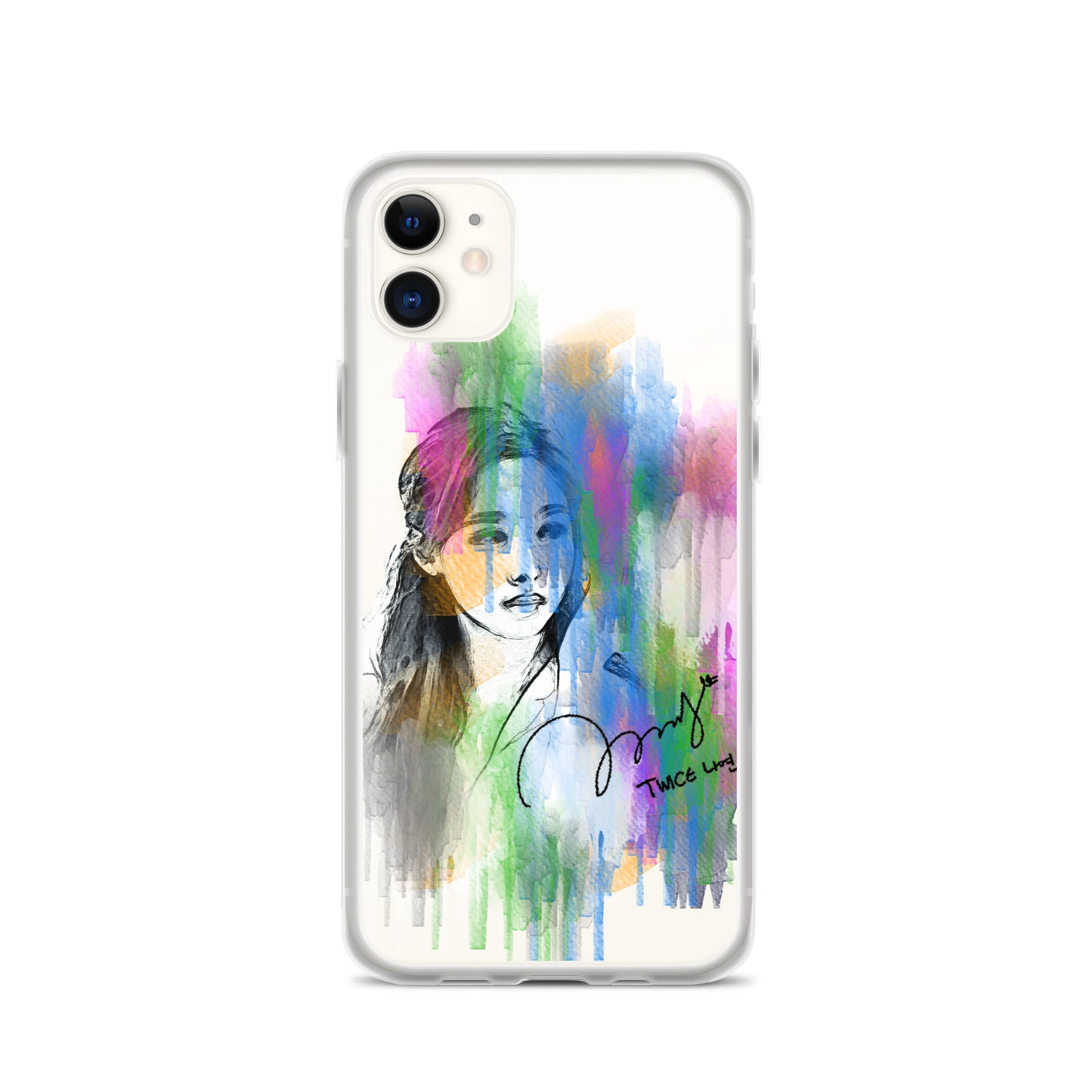 TWICE Nayeon, Im Na-yeon Waterpaint Portrait iPhone Case