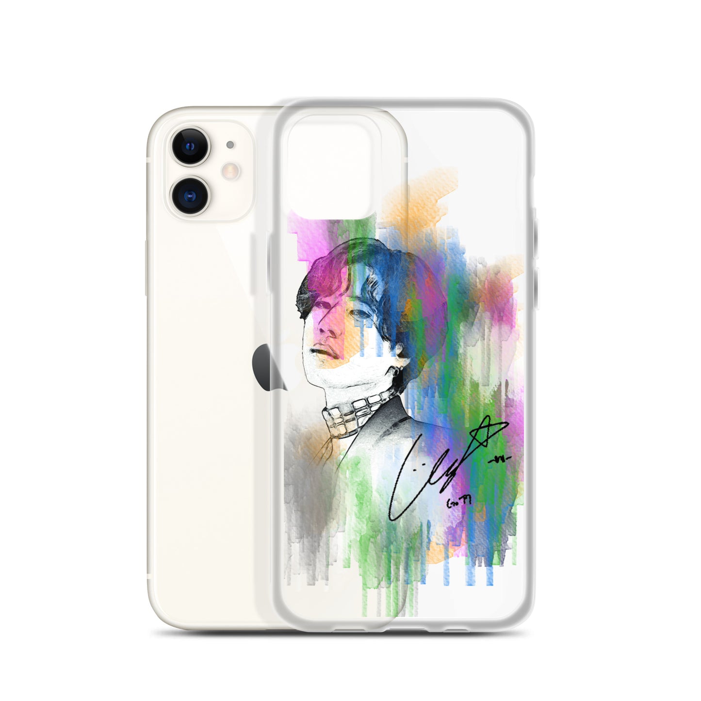 GOT7 Yugyeom, Kim Yu-gyeom Waterpaint Portrait iPhone Case