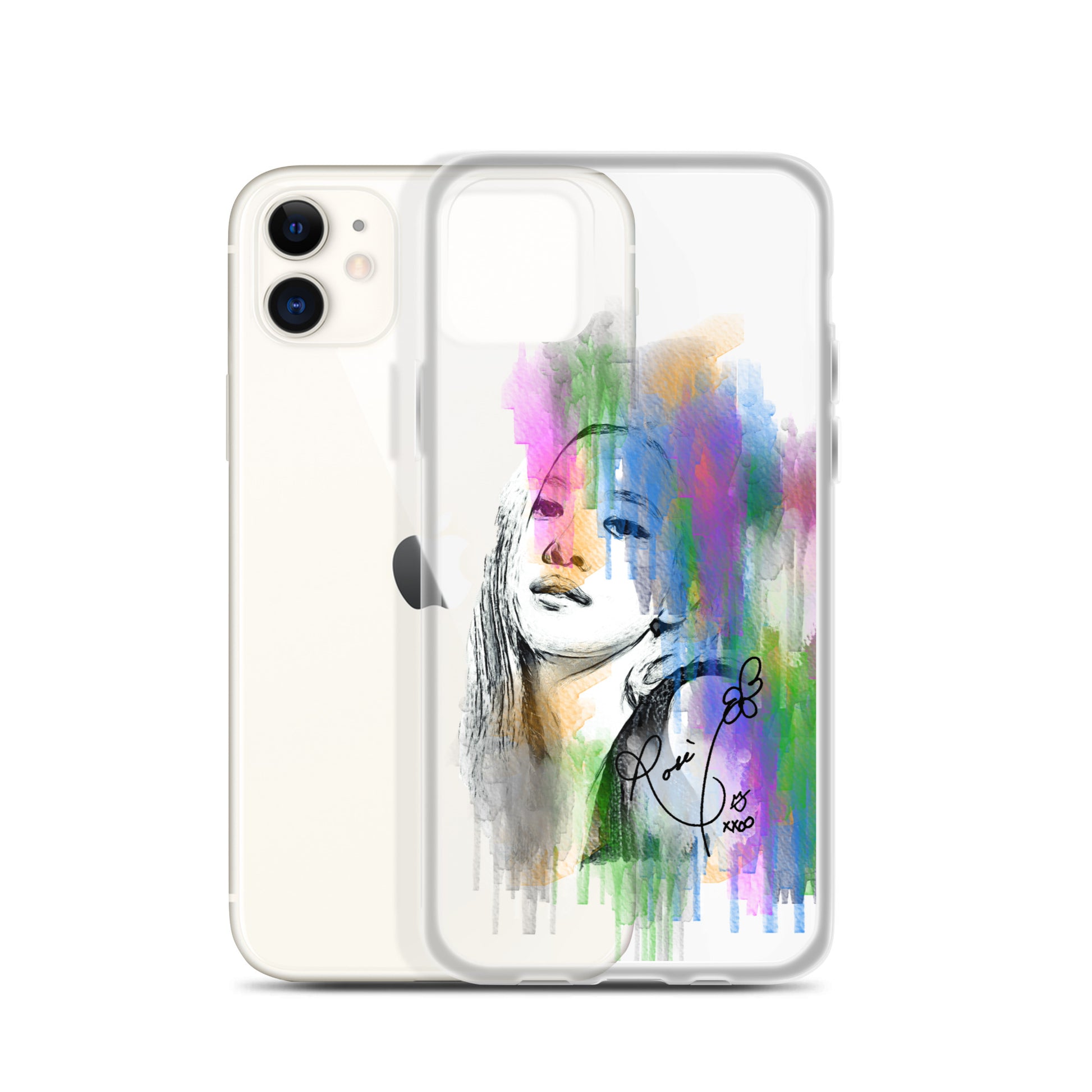 BLACKPINK Rosé, Roseanne Park Waterpaint Portrait iPhone Case - kpophow