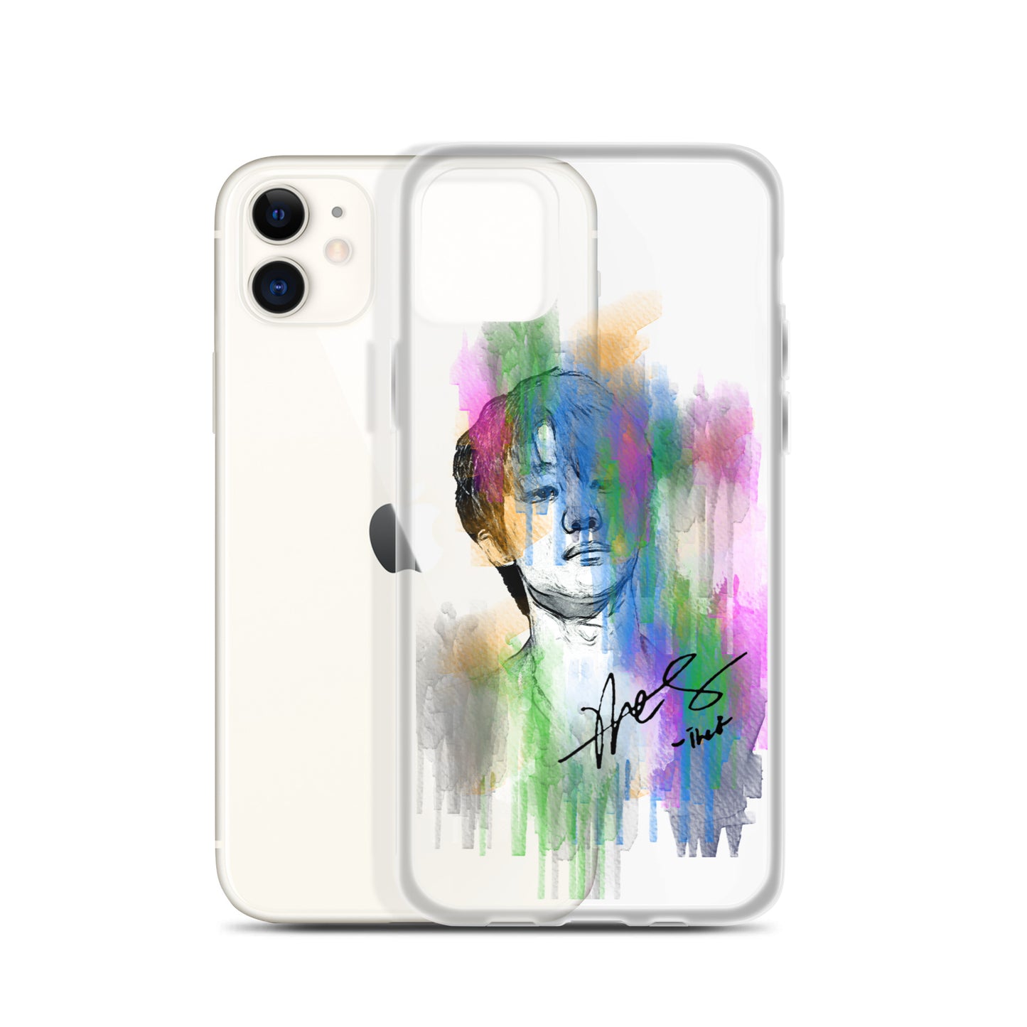 SEVENTEEN The8, Xu Minghao Waterpaint Portrait iPhone Case