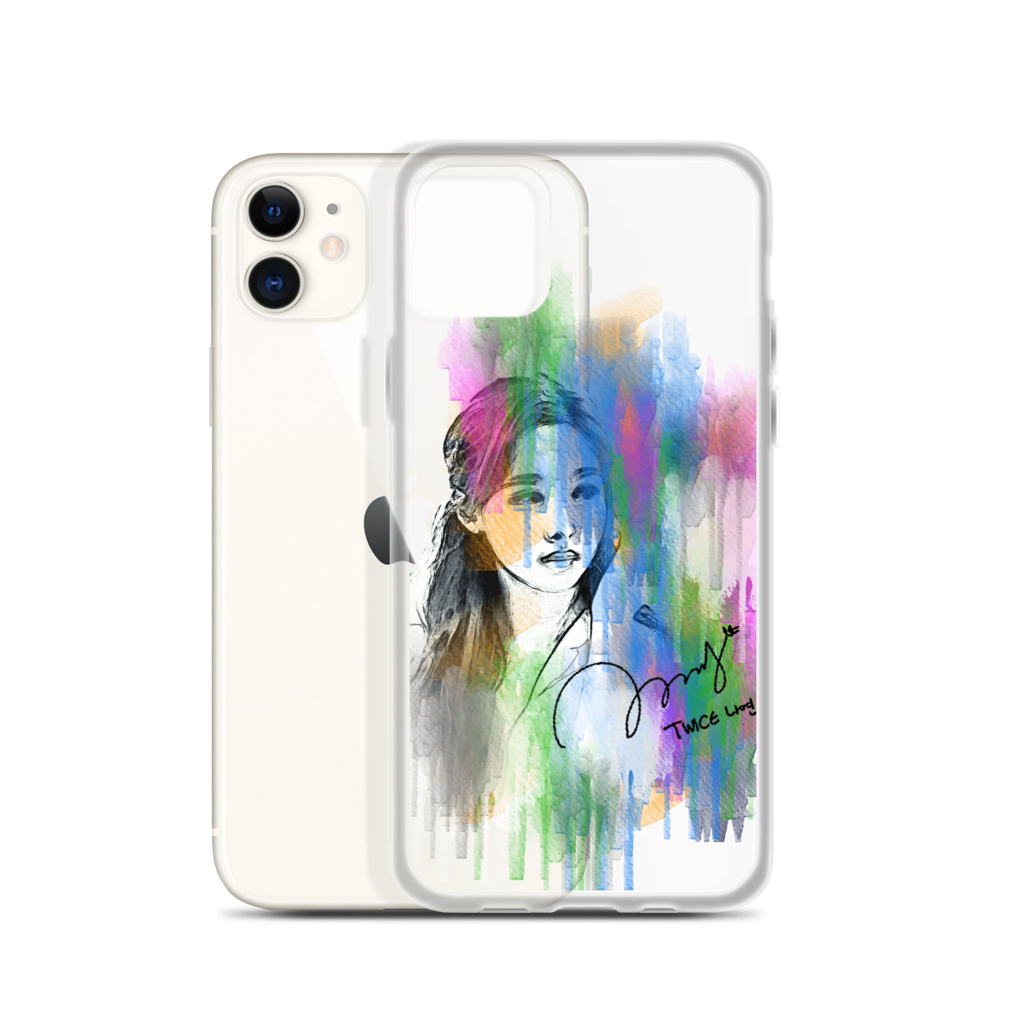 TWICE Nayeon Im Na yeon Waterpaint Portrait iPhone Case kpophow