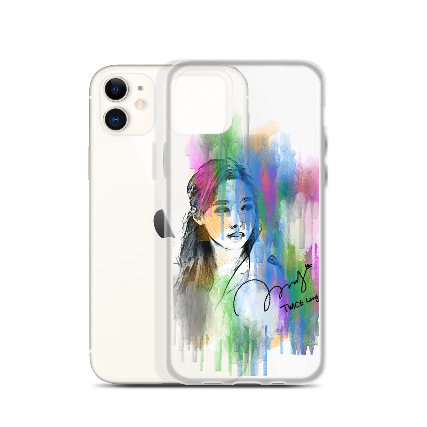 TWICE Nayeon, Im Na-yeon Waterpaint Portrait iPhone Case